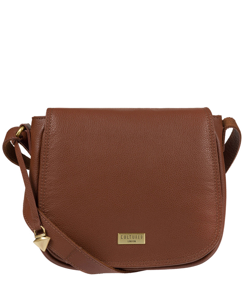 'Pollencia' Sienna Brown Leather Bag image 1