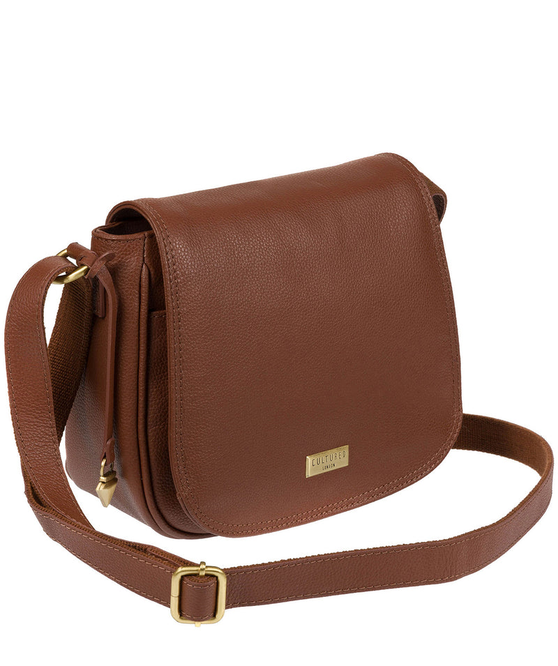 'Pollencia' Sienna Brown Leather Bag image 3