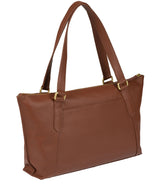 'Alma' Sienna Brown Leather Bag Pure Luxuries London