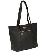 'Daphne' Black Leather Tote Bag Pure Luxuries London