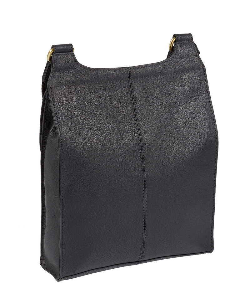 'Madison' Navy Leather Cross Body Bag