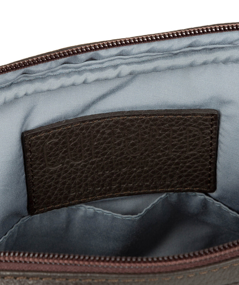 'Hop' Dark Brown Leather Despatch Bag image 4