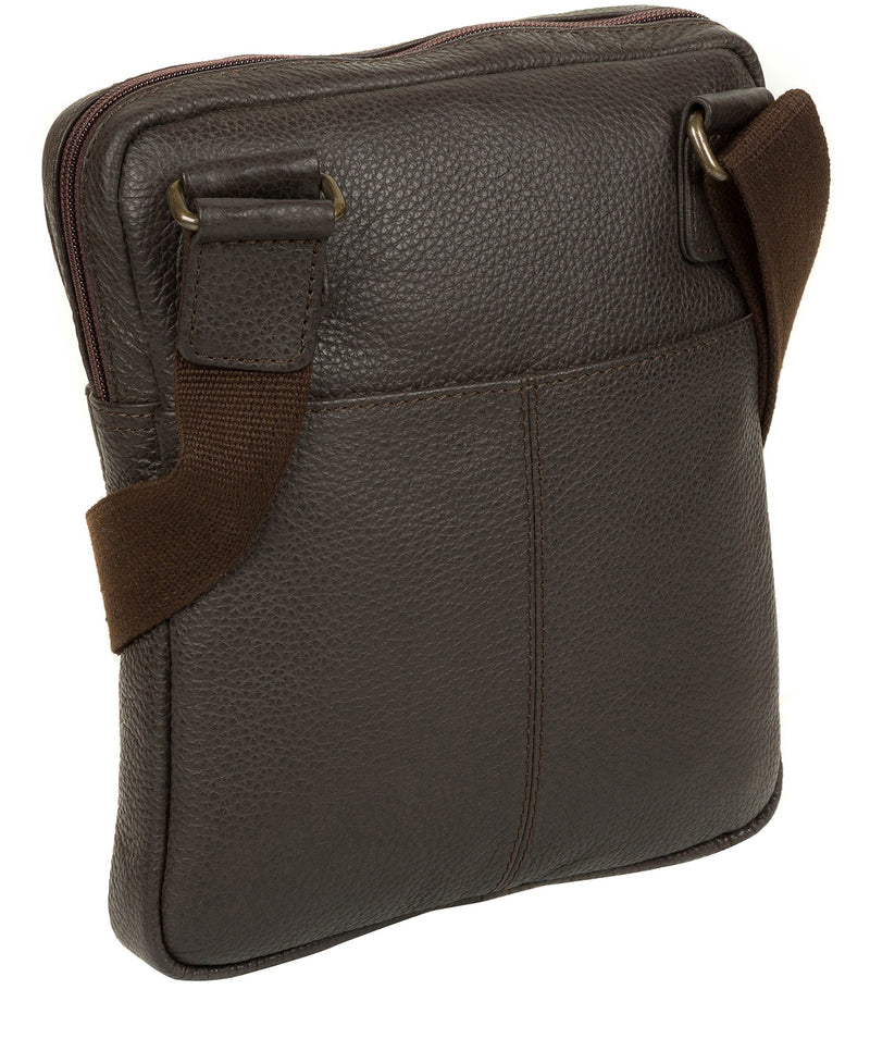 'Hop' Dark Brown Leather Despatch Bag image 5