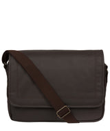 'Impact' Brown Leather Messenger Bag image 1