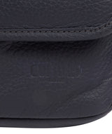 'Impact' Navy Leather Messenger Bag Pure Luxuries London