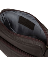 'Dash' Brown Leather Cross Body Bag image 4