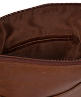 'Abberton' Conker Brown Leather Cross-Body Bag image 5
