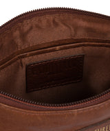 'Gainford' Conker Brown Leather Cross-Body Bag image 4