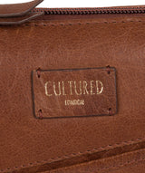 'Gainford' Conker Brown Leather Cross-Body Bag image 7