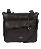 'Talaton' Black Leather Cross Body Bag image 1