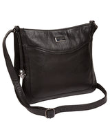 'Voe' Black Leather Cross-Body Bag image 3