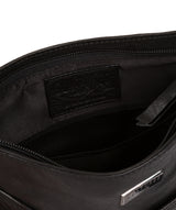 'Voe' Black Leather Cross-Body Bag image 4