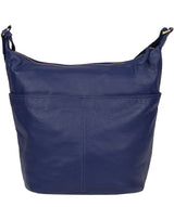 Elizabeth' Mazarine Blue Leather Shoulder Bag image 3