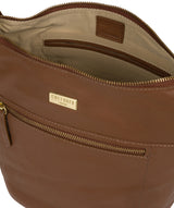 'Elizabeth' Tan Leather Shoulder Bag Pure Luxuries London