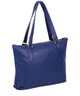 'Isabella' Mazarine Blue Leather Tote Bag image 7