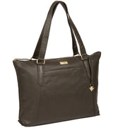 'Isabella' Olive Leather Tote Bag image 3