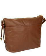 'Olivia' Tan Leather Shoulder Bag image 4