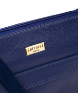 'Sarah' Mazarine Blue Leather Cross Body Bag image 6