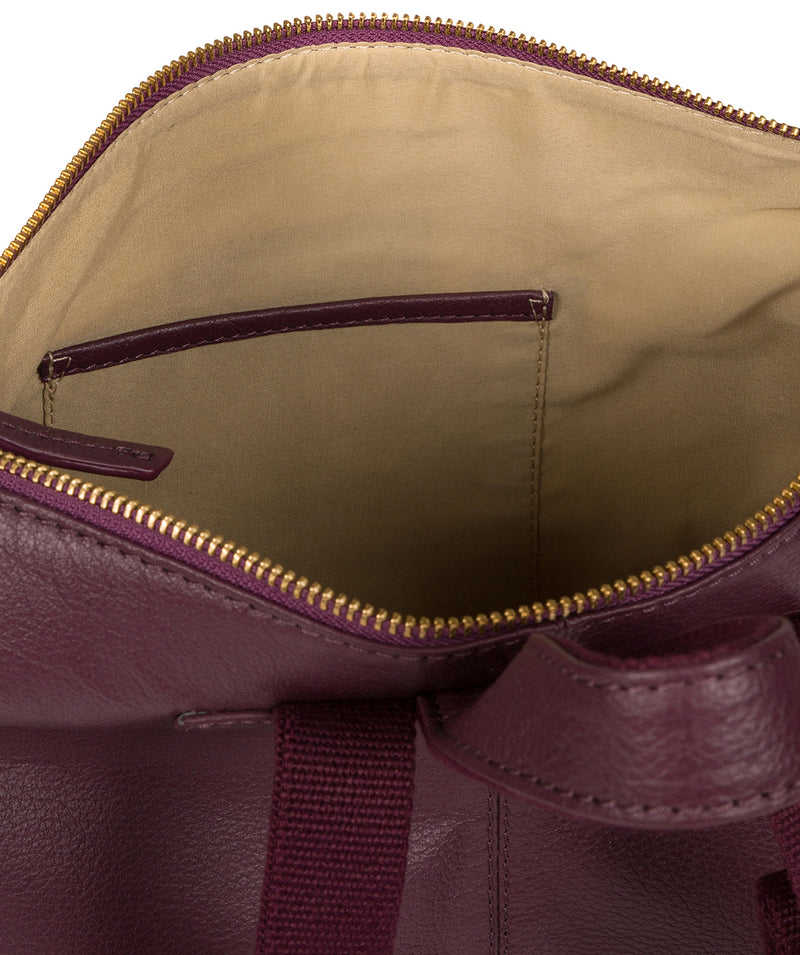 'Jada' Fig Leather Backpack image 5