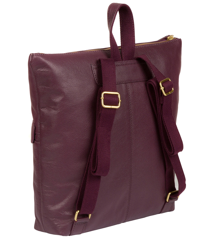 'Jada' Fig Leather Backpack image 6