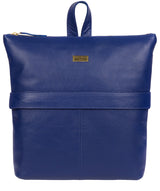 'Jada' Mazarine Blue Leather Backpack image 1