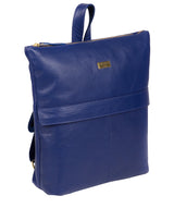 'Jada' Mazarine Blue Leather Backpack image 3