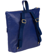 'Jada' Mazarine Blue Leather Backpack image 6