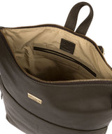'Jada' Olive Leather Backpack image 4