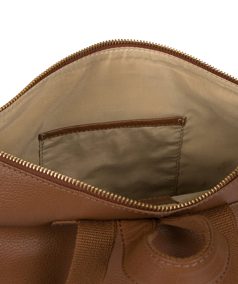 'Jada' Tan Leather Backpack image 5