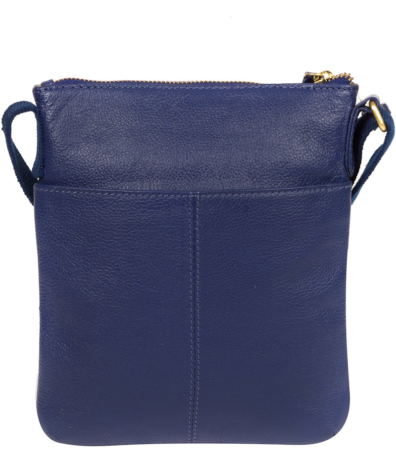 'Brooke' Mazarine Blue Leather Cross Body Bag image 3