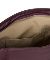 'Makayla' Fig Leather Tote Bag image 5