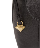 'Lily' Black Leather Cross Body Bag image 7