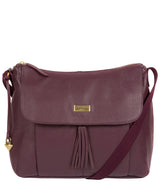 'Lily' Fig Leather Cross Body Bag image 1