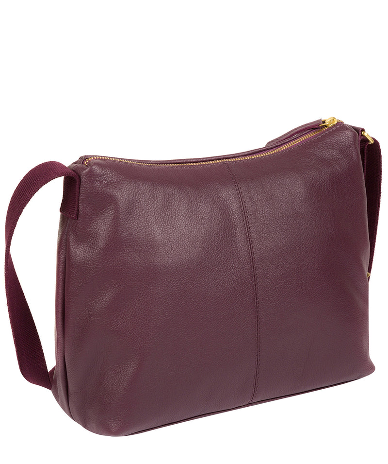 'Lily' Fig Leather Cross Body Bag image 5