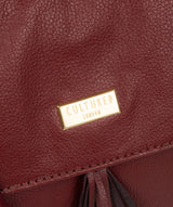 'Lily' Ruby Red Leather Cross Body Bag image 6