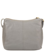 'Lily' Silver Grey Leather Cross Body Bag image 3