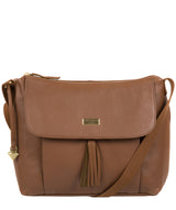 'Lily' Tan Leather Cross Body Bag image 1