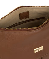 'Lily' Tan Leather Cross Body Bag image 4