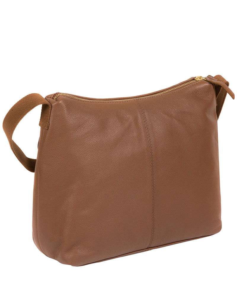 'Lily' Tan Leather Cross Body Bag image 5