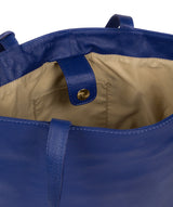 'Kimberly' Mazarine Blue Leather Tote Bag image 5