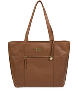 'Kimberly' Tan Leather Tote Bag image 1