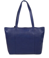 'Maya' Mazarine Blue Leather Tote Bag image 3