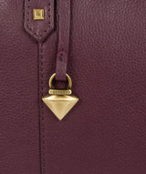'Avery' Fig Leather Tote Bag image 6