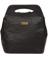 'Priya' Black Leather Backpack Pure Luxuries London
