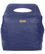 'Priya' Mazarine Blue Leather Backpack image 1