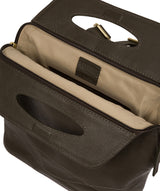 'Priya' Olive Leather Backpack image 4