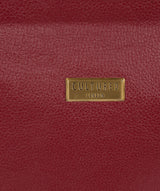 'Priya' Ruby Red Leather Backpack image 5