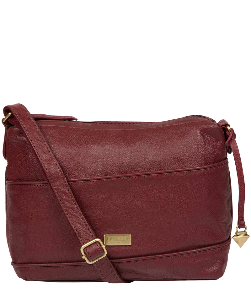 'Duana' Ruby Red Shoulder Bag