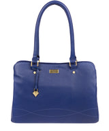 'Kiona' Mazarine Blue Leather Handbag image 1
