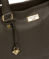 'Kiona' Olive Leather Handbag image 6
